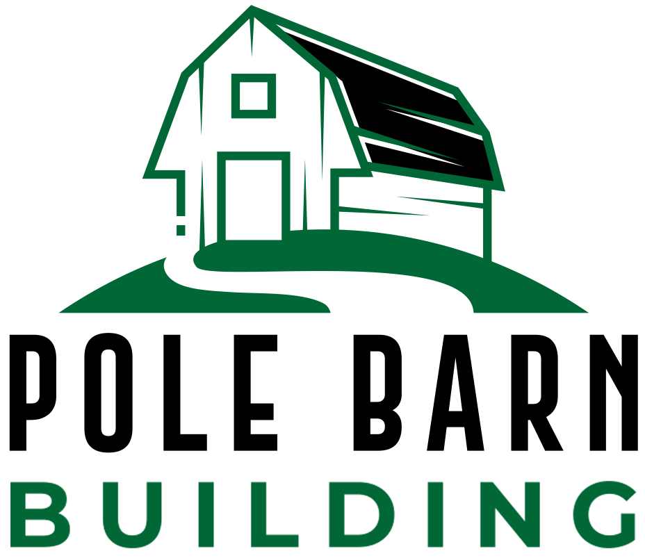Pole Barn Building Logo